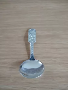 Vintage Sandnes city souvenir sugar spoon. Beautiful shiny condition. - Picture 1 of 4