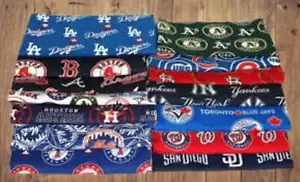 Surtido de equipos deportivos de béisbol con licencia tela de algodón - paquete de chatarra de 1 lb - Imagen 1 de 2