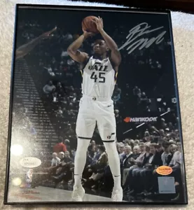 Donovan Mitchell signiert 2017-18 NBA Rookie Autogramm 8x10 Jazz Rookie Foto JSA - Bild 1 von 3