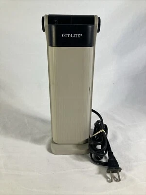 Lâmpada de mesa dobrável vintage Ott-Lite Truecolor espectro total OTL-13TCG artesanato - Imagem 1 de 4