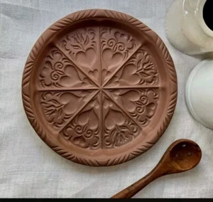 Vintage Hartstone Hearts & Tulip Flowers Shortbread Cookie Mold Cookie Art Pan - Picture 1 of 9