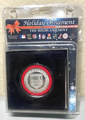 Los Angeles Kings Hockey The Highland Mint Silver Coin Collectible Ornament New - Image 1 of 2