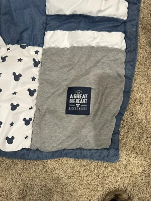 Juego de 3 piezas de ropa de cama para cuna Disney Baby Mickey Mouse guardería para niños Foto 1 de 4