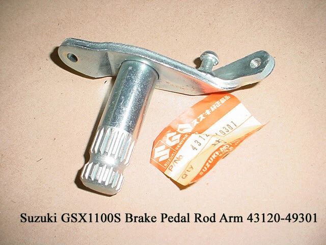 Suzuki GSX1100 GSX750 GS1000 GS750 Brake Pedal Rod Arm NOS GS1000S 43120-49301 Foto 1 de 1