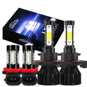 Kit combinado de 4 piezas faros LED + faros antiniebla 6000K para Jeep Renegade 2015-2021 - Imagen 1 de 16