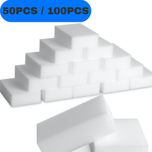 10X 50X 100X Magic Cleaning Sponge Eraser Stain Remover Melamine Foam