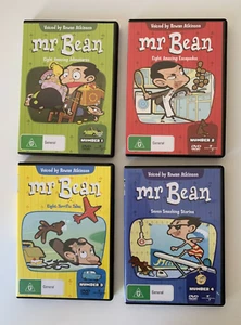 Mr Bean Cartoon TV Series DVD 1 2 3 4 Rowan Atkinson Set - Picture 1 of 14