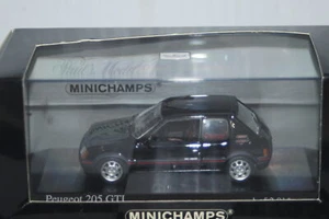 Minichamps Peugeot 205 GTI Black 1990 400 112301 1:43 - Picture 1 of 3