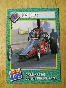 Lori Johns | 1990 Sports Illustrated SI For Kids #196 Drag Racing - Picture 1 of 2