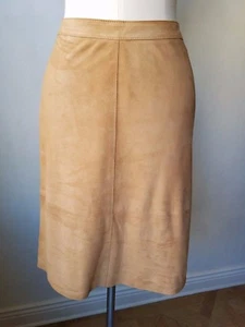 Dolce & Gabbana beige Wildlederrock Leopardenfutter Vintage Top!! - Bild 1 von 8
