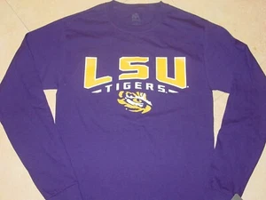 LSU LOUISIANA STATE University TIGERS Long Sleeve  T-Shirt NEW Tags  sz..  SMALL - Picture 1 of 10