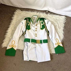 Fruhauf Marching Band Jacket Sgt Peppers Nutcracker Youth Size Green Yellow - Picture 1 of 9