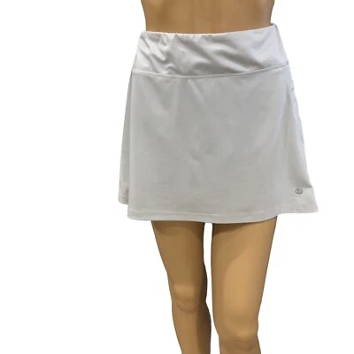 Etonic Activewear  Skirt Skort Pull On Light Gray Flare Golf Tennis Sz L - Image 1 of 4