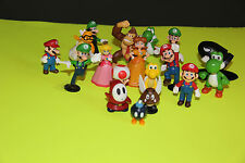 18 PC Super Mario Brothers Figures Set - 2 PVC Toys B00a8psw0w