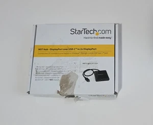 StarTech.com MST Hub – DisplayPort Over USB-C to 2x DisplayPort MSTCDP122DP - Picture 1 of 2