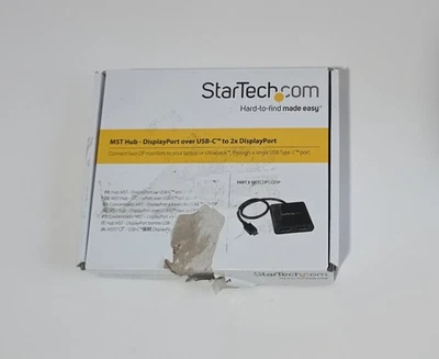 StarTech.com MST Hub – DisplayPort Over USB-C to 2x DisplayPort MSTCDP122DP - Image 1 of 2