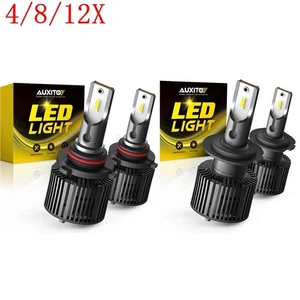 4/8/12X 9005 HB3 + H7 LED Combo CSP Faros Kit Bombillas Alto Bajo Haz Brillante - Imagen 1 de 29