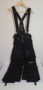 Klim Gore-tex Technical Riding Black Snow Pants Bibs Snowmobile Size Small - Picture 1 of 20