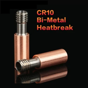 CR10 Bi-Metal Heatbreak Titanium Alloy Copper Throat M6 Thread M7 Smooth 1.75MM - Picture 1 of 8