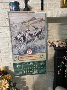 Rare Original Antique 1927 Vintage Peters Cartridge Company  Arnolt Calendar - Picture 1 of 19