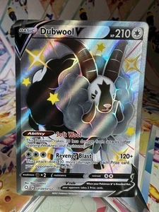 Dubwool V SV120/SV122 Shining Fates Full Art Shiny Holo Rare Pokemon Card - Picture 1 of 2