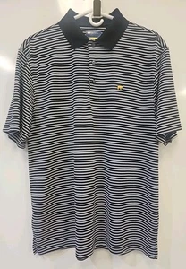 Polo de golf Jack Nicklaus, grande para hombre, blanco y negro - Imagen 1 de 4