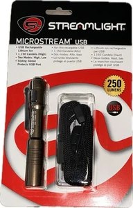 Linterna USB Streamlight Microstream con 5 cables Coyote 66608 - Imagen 1 de 2