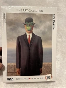 Son of Man by Rene Magritte 1000 Piece Jigsaw Puzzle Brand New Sealed - Picture 1 of 3