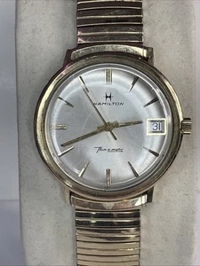 Vintage Hamilton 1960s Thin-O-Matic Date Automatic 10k Gold Filled Men’s Watch - Picture 1 of 7