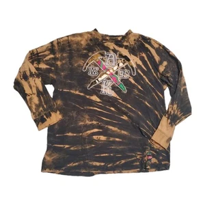Akademiks Schwarz Polar Explorer Shirt 2XL Y2K Langarm Streetwear Hip Hop - Bild 1 von 4
