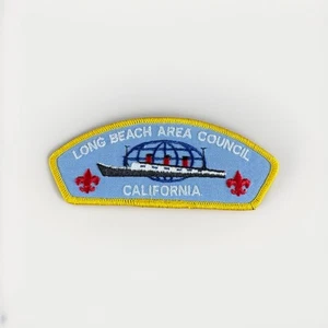 Long Beach Area Council BSA CSP Patch California Vintage Scouts Ship - Picture 1 of 2