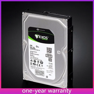 Seagate Exos ST2000NM000B 7E8 2TB 7200RPM SATA 6.0Gb/s 3.5" Internal Hard Drive - Image 1 of 3