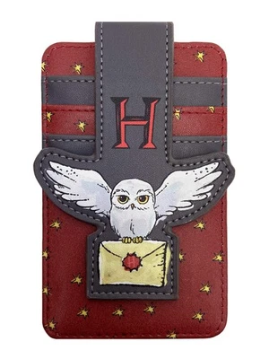 Womens Harry Potter Hedwig Owl Card Holder Wallet Button Snap Closure - Image 1 of 4