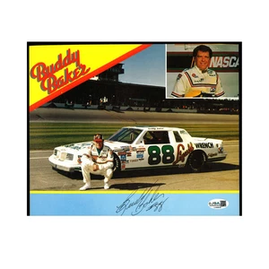 Buddy Baker Nascar Autografiado Firmado BullFrog 8x10 - Imagen 1 de 2