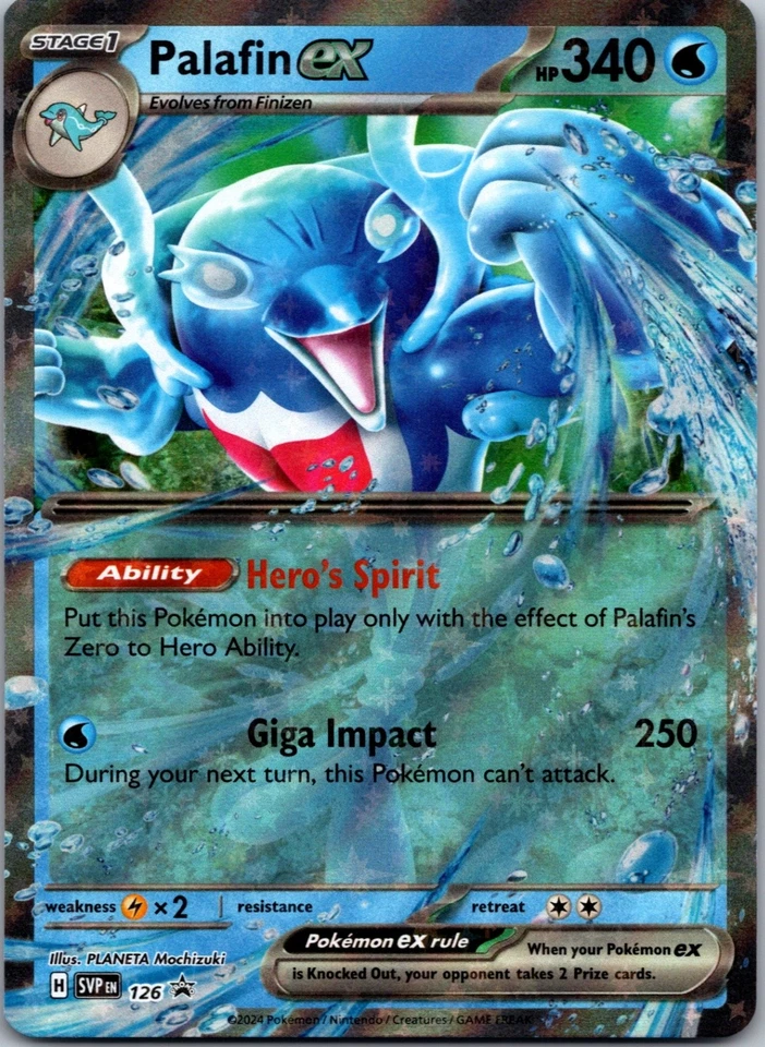 Palafin ex Promo SV: Scarlet & Violet Promo Cards 126 NM - Image 1 of 2