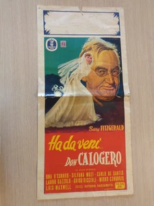 Locandina Manifesto Ha da Venì... Don Calogero (Il Filo d'Erba) Vassarotti 1951▓ - Picture 1 of 1