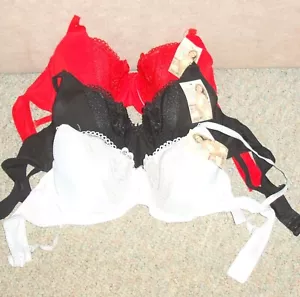 3 women's underwire bras , 38D , NWT - Picture 1 of 3