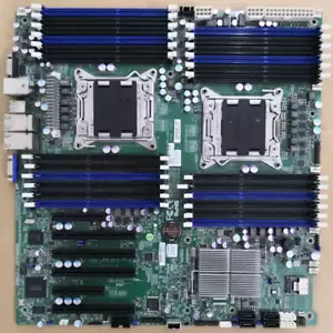 SUPER X9DRI-LN4F+ Sever Motherboard Intel C602 LGA2011-V2 DDR3 ECC With I/O - Picture 1 of 2