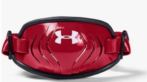 Under Armour Spotlight Chinstrap, Red (600)/White, One Size Fits All - Picture 1 of 2