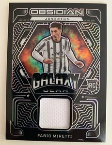 2022-23 Panini Obsidian Galaxy Gear rc patch FABIO MIRETTI #d 9/25! Juventus - Picture 1 of 2