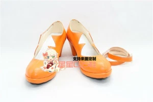 The Seven Deadly Sins Diane Girls Orange Halloween Cosplay Shoes Boots X002 - Picture 1 of 2