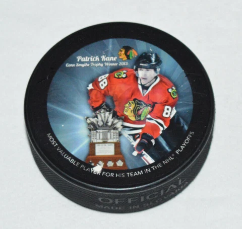 PATRICK KANE 2013 Conn Smythe Trophy Winner Chicago Blackhawks SOUVENIR PUCK Cover