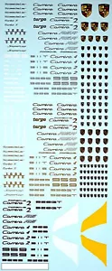 Renn Race Sportwagen Auto Tuning Decor Schriften 1:18 Decal Abziehbilder - Bild 1 von 2