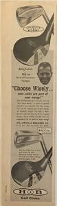 1965 H&B Louisville Slugger mazze da golf STAMPA ANNUNCIO Bobby Nichols PGA Tour vintage anni 60 - Foto 1 di 3