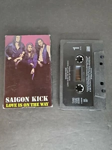 SAIGON KICK Cassette Tape Heavy Metal Hard Rock Love Is On The Way Single 1992 - Picture 1 of 2