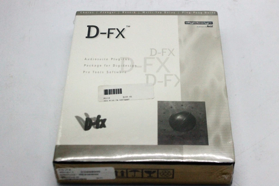 Pro Tools Digidesign D-fx v1.4 AudioSuite Plug-ins Reverb, Chorus, Flanger,more - Image 1 of 1