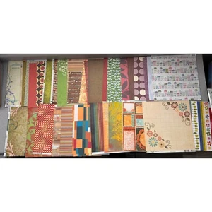Lote de 60 cartulina de papel para álbumes de recortes 12 X 12 monstruos cocina de otoño - Imagen 1 de 1