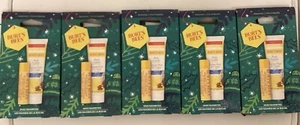 Lot of 5 Burt's Bees Hive Favorites Lip Balm and Body Lotion Gift Set - Picture 1 of 3