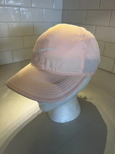 Pink/ Peachy NikeFeatherlight Drifit Hat AdjustNEW Tennis Jogging Golf Athletic - Picture 1 of 9