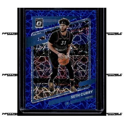 2021-22 Panini Donruss Optic - Blue Velocity Prizm #91 Seth Curry - Image 1 of 2